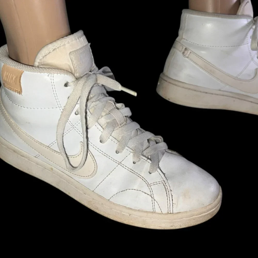 WMNS Nike Court Royale 2 Mid |‎ Peach and Cream  | Size 8.5 (GS6)